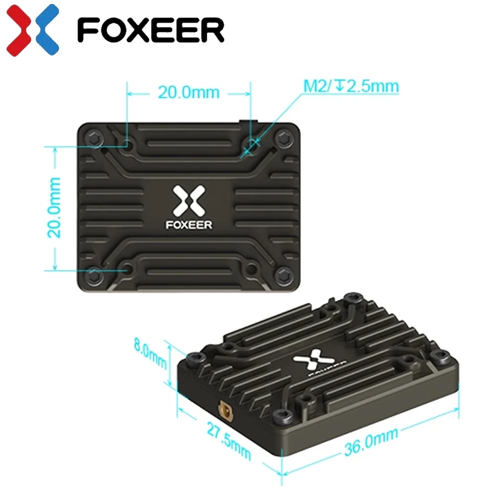 Foxeer 5.8G Reaper Extreme V2  - Foxeer Reaper Extreme 2.5W Vtx recensie en prijs